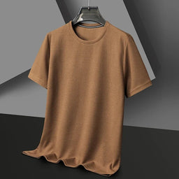 ☀️ Summer Short Sleeve Round Neck T-Shirt – Comfortable & Breathable for Everyday WearAzizaK