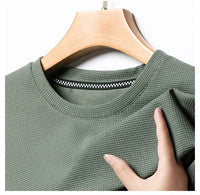 ☀️ Summer Short Sleeve Round Neck T-Shirt – Comfortable & Breathable for Everyday WearAzizaK