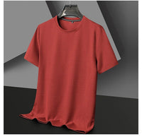 ☀️ Summer Short Sleeve Round Neck T-Shirt – Comfortable & Breathable for Everyday WearAzizaK