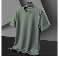 ☀️ Summer Short Sleeve Round Neck T-Shirt – Comfortable & Breathable for Everyday WearAzizaK