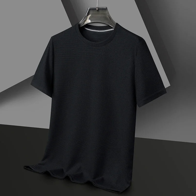 ☀️ Summer Short Sleeve Round Neck T-Shirt – Comfortable & Breathable for Everyday WearAzizaK
