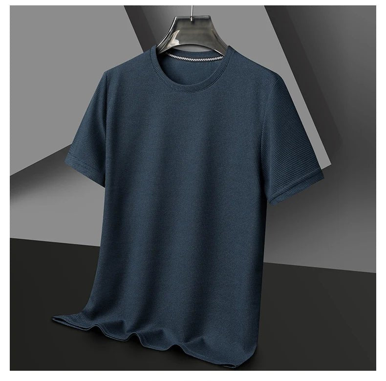 ☀️ Summer Short Sleeve Round Neck T-Shirt – Comfortable & Breathable for Everyday WearAzizaK