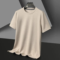 ☀️ Summer Short Sleeve Round Neck T-Shirt – Comfortable & Breathable for Everyday WearAzizaK
