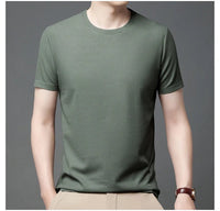 ☀️ Summer Short Sleeve Round Neck T-Shirt – Comfortable & Breathable for Everyday WearAzizaK