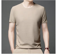 ☀️ Summer Short Sleeve Round Neck T-Shirt – Comfortable & Breathable for Everyday WearAzizaK