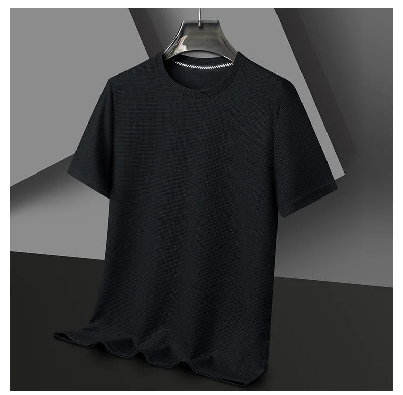 ☀️ Summer Short Sleeve Round Neck T-Shirt – Comfortable & Breathable for Everyday WearAzizaK