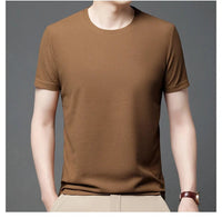 ☀️ Summer Short Sleeve Round Neck T-Shirt – Comfortable & Breathable for Everyday WearAzizaK