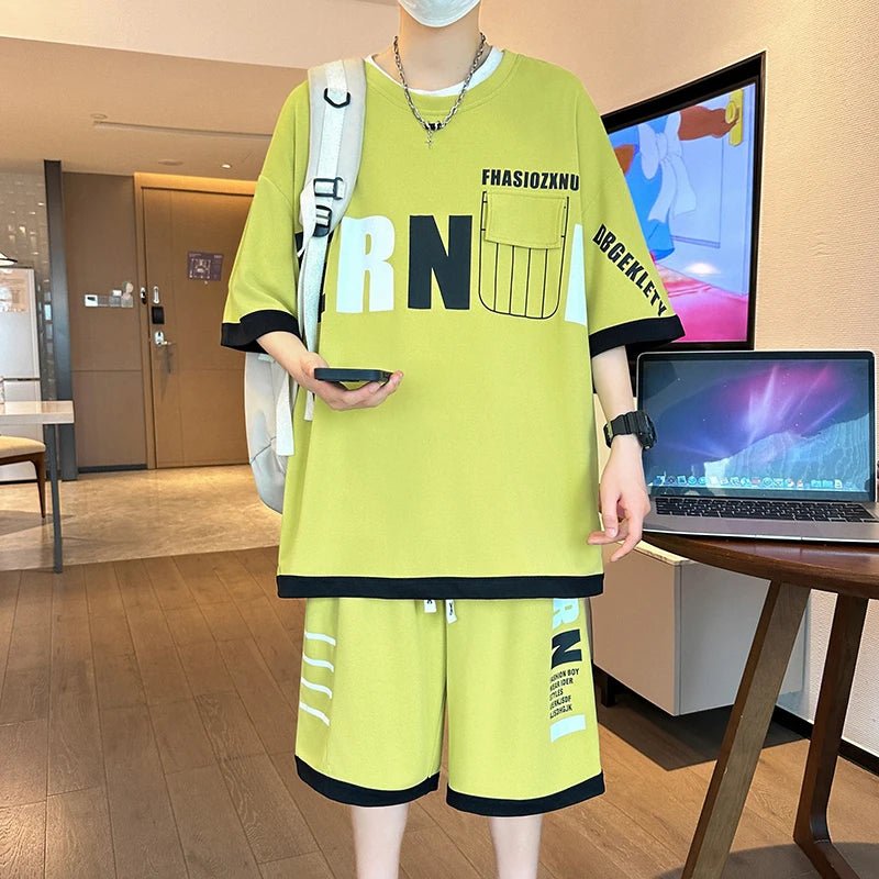 🔥 T-Shirt & Shorts Set – Casual and Stylish LookAzizaK