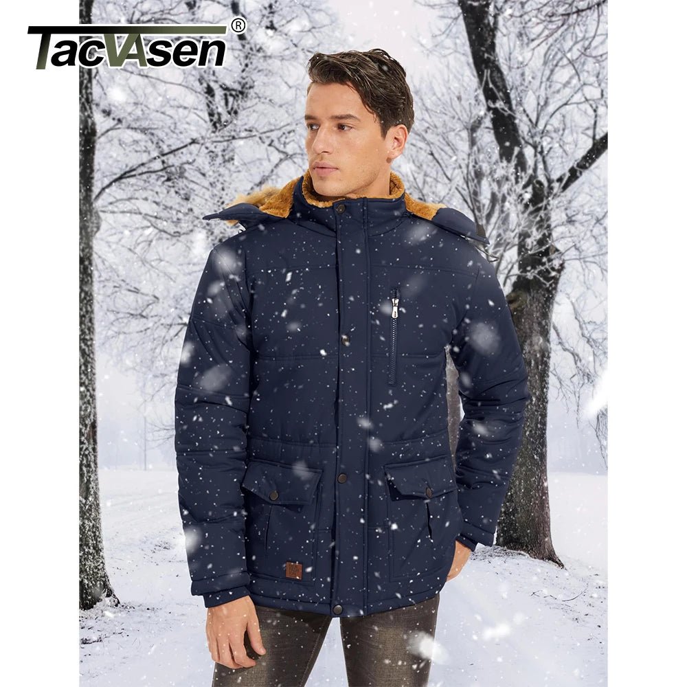 TACVASEN Fleece Lined Parka JacketAzizaK