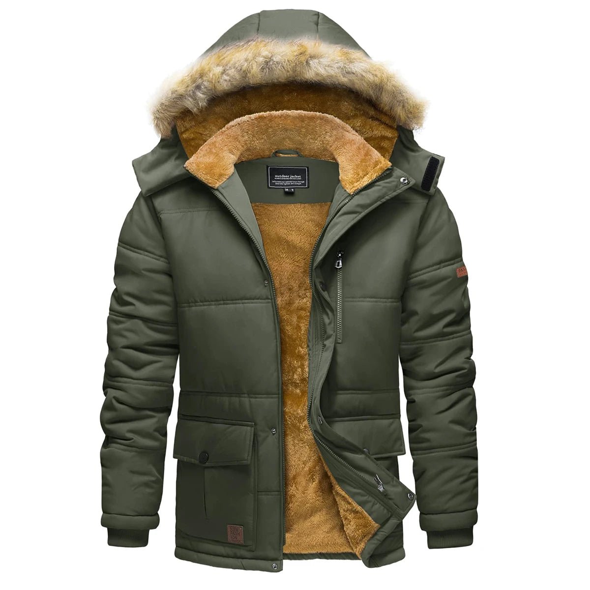 TACVASEN Fleece Lined Parka JacketAzizaK