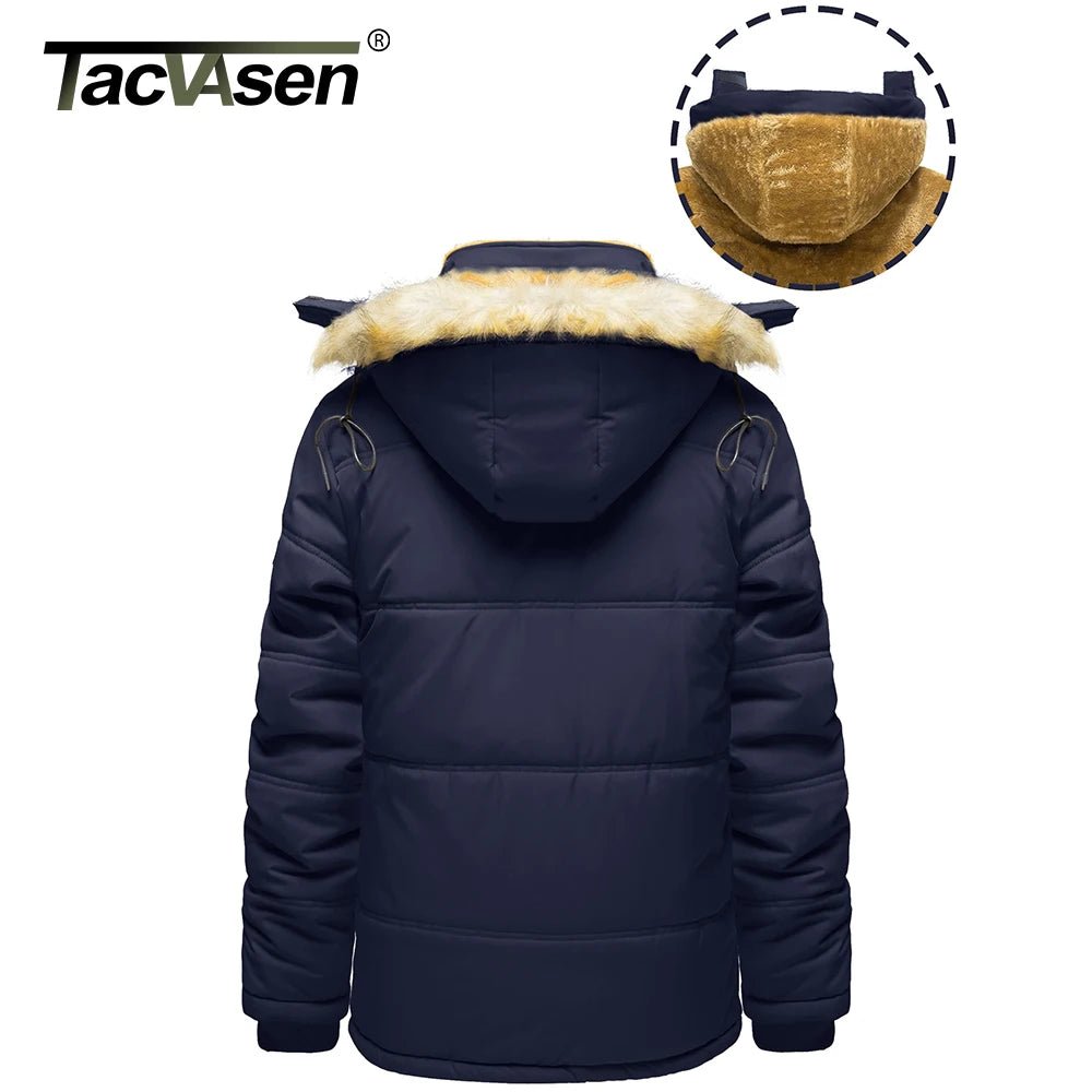 TACVASEN Fleece Lined Parka JacketAzizaK