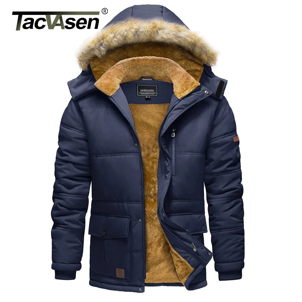 TACVASEN Fleece Lined Parka JacketAzizaK