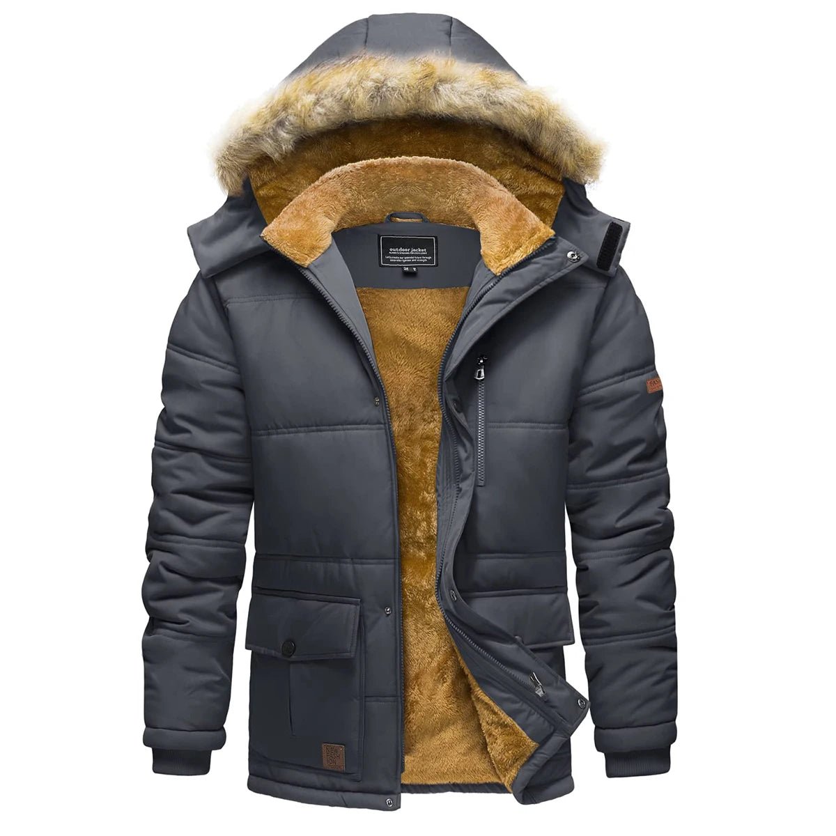 TACVASEN Fleece Lined Parka JacketAzizaK