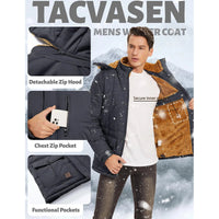 TACVASEN Fleece Lined Parka JacketAzizaK
