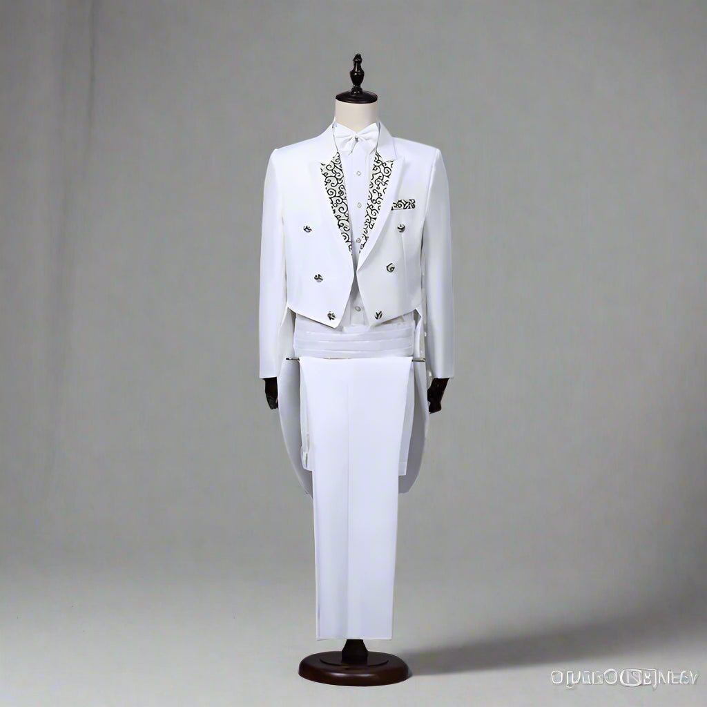 Tailcoat 3 - Piece Suit – Formal Vest & Jacket Set for Special OccasionsAzizaK