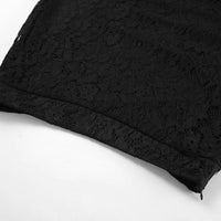 Talenza black lace transparent skirtAzizaK