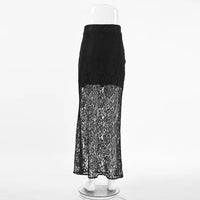 Talenza black lace transparent skirtAzizaK
