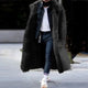 Thick faux fur coat solid cardiganAzizaK