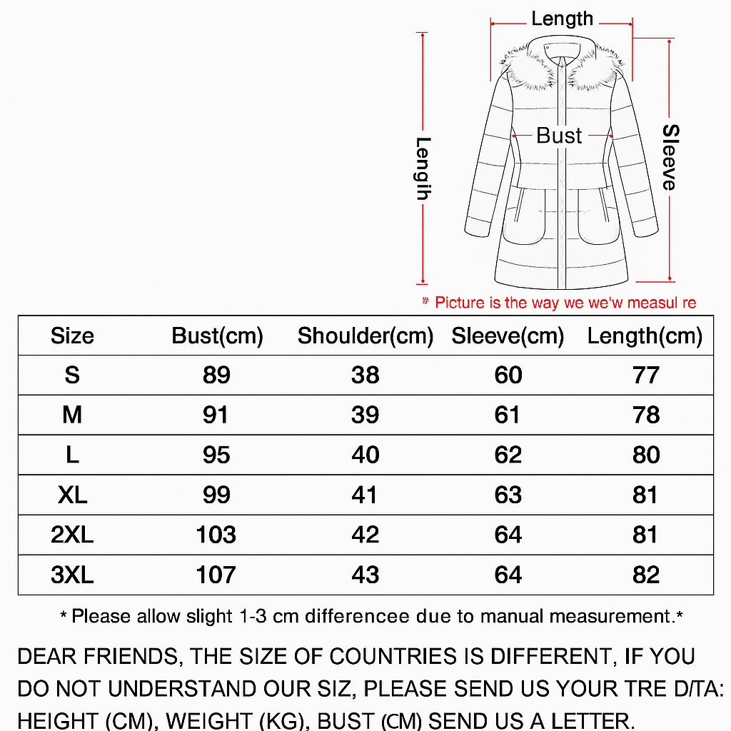 Thicken Warm Padded Cotton Long CoatAzizaK