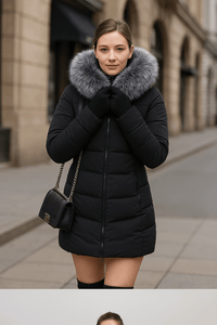 Thicken Warm Padded Cotton Long CoatAzizaK