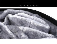 thickened warm hooded cardigan jacket + pantsAzizaK