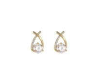 Trendy Cross Stud EarringsAzizaK