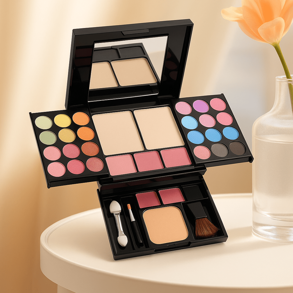 T.Y.A All - in - One Full Face Makeup Kit – 35 Color Palette with Mirror & BrushesAzizaK