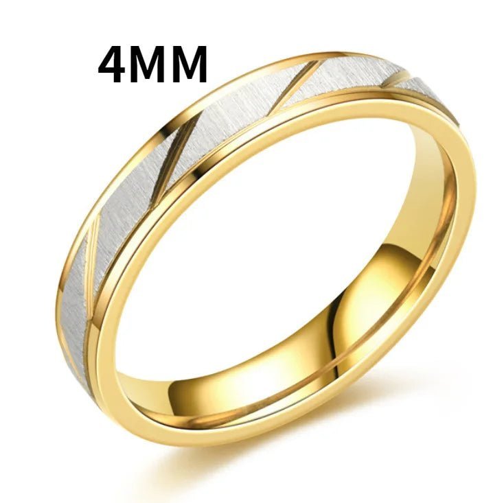 Unique Wave Pattern Couple Rings For (Men/Women)AzizaK