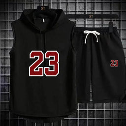 🔥 Unisex 2 - Piece Sports Set – Casual T-Shirt & Shorts | Summer Fashion TracksuitAzizaK