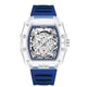 UTHAI BK134 Personalized Transparent Hollow Barrel Quartz WatchAzizaK