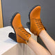 Velvet boots with wedge sole, internal zipperAzizaK