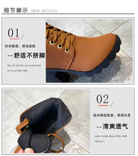 Velvet boots with wedge sole, internal zipperAzizaK
