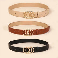 Versatile leather belt for womenAzizaK
