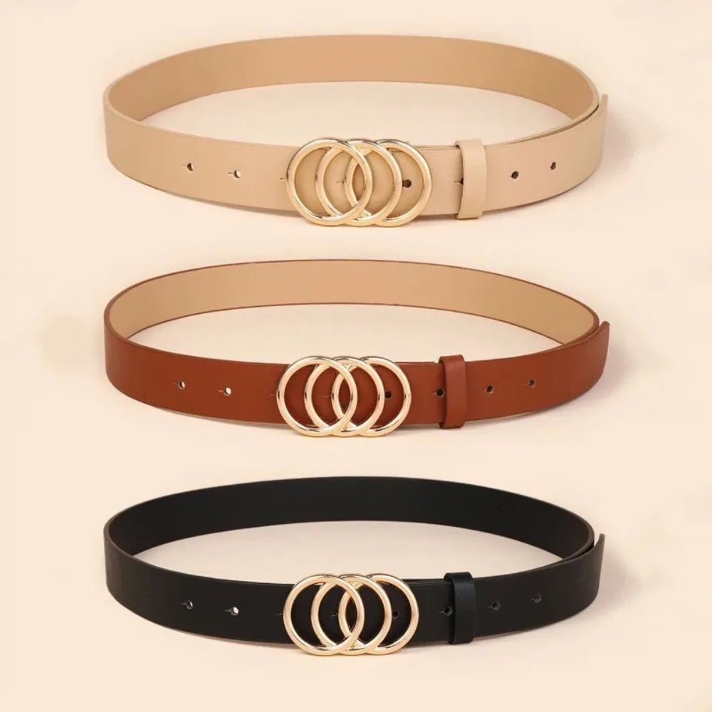 Versatile leather belt for womenAzizaK