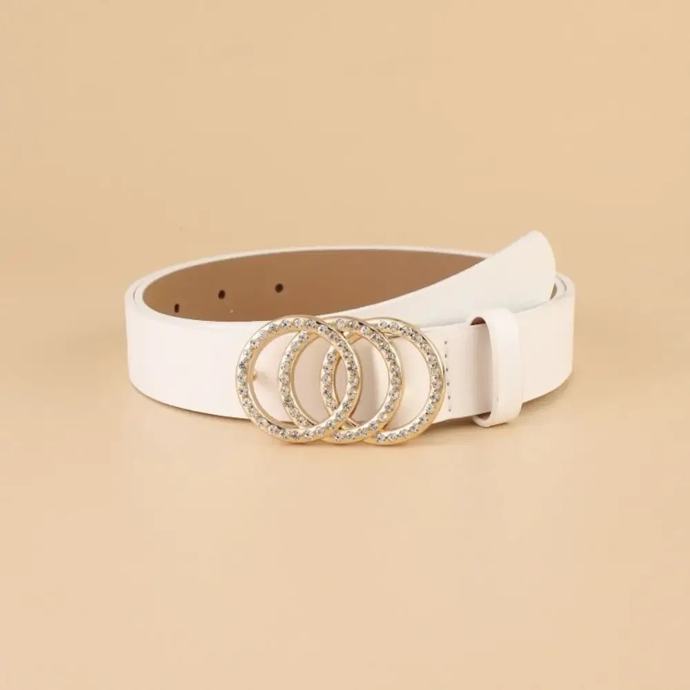 Versatile leather belt for womenAzizaK