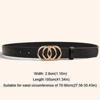 Versatile leather belt for womenAzizaK