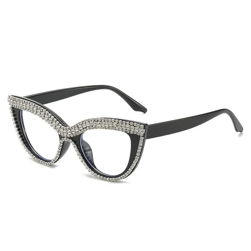 Vintage Cat Eye Sunglasses with RhinestonesAzizaK