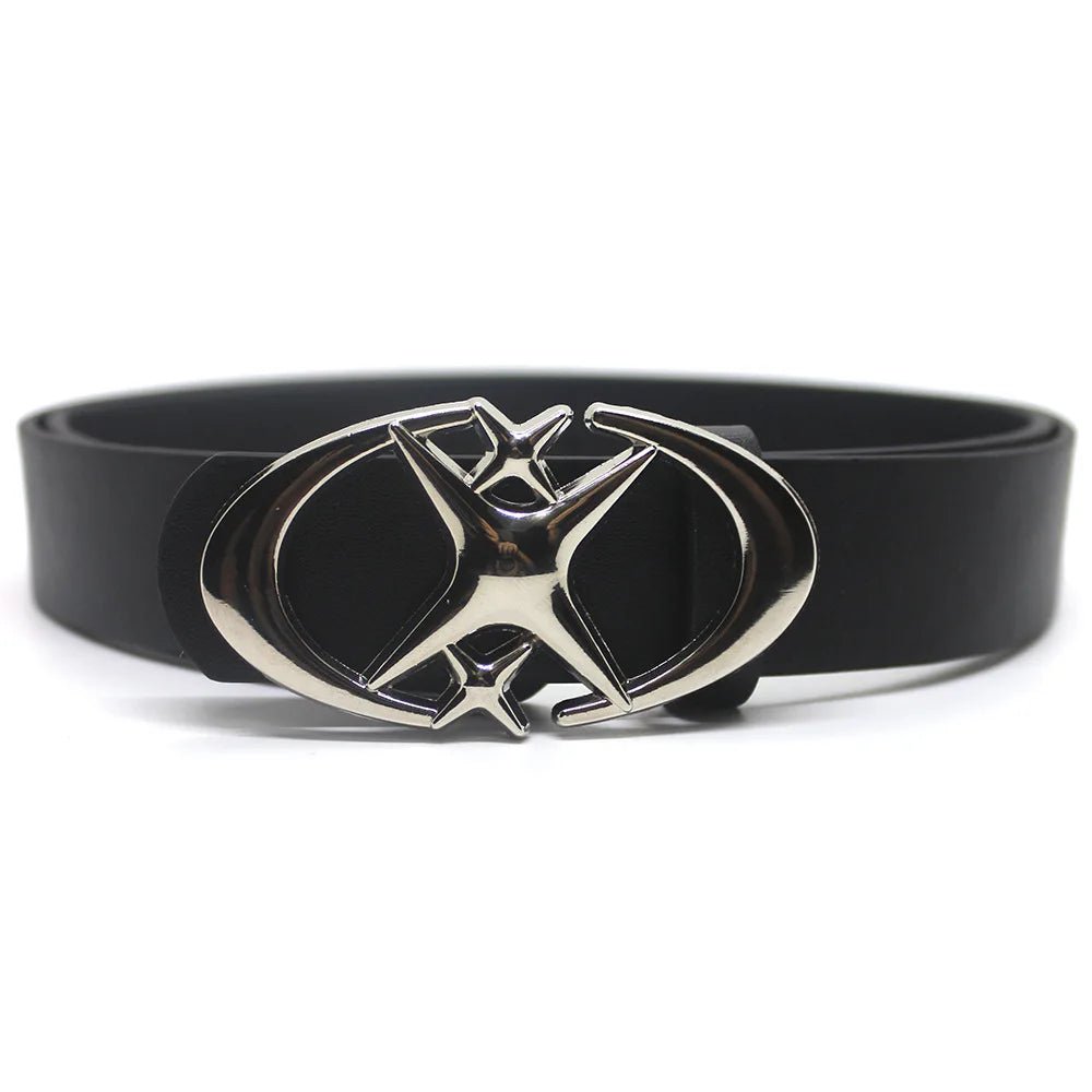 Vintage faux leather belt, punk styleAzizaK