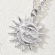 Vintage Pendant Necklace Sun Moon for WomenAzizaK