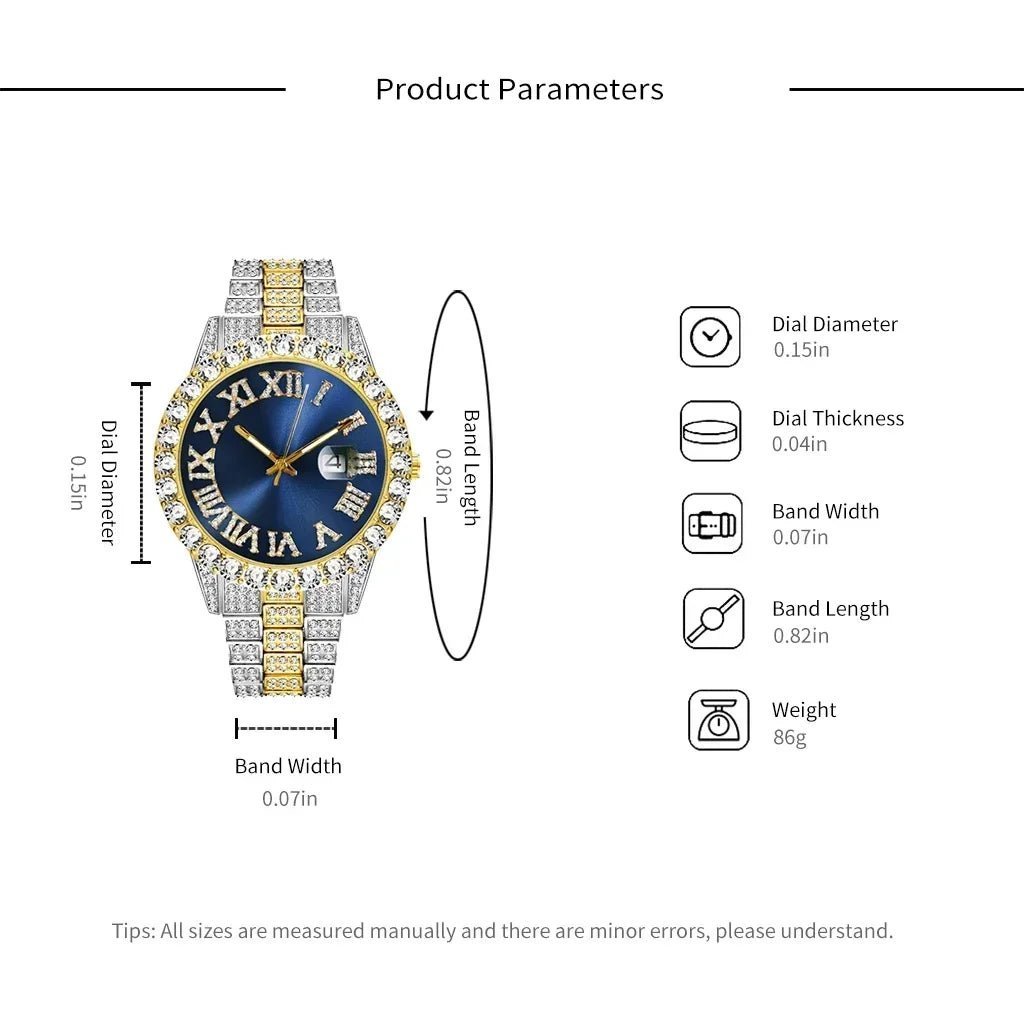 Watch Full Diamond Brand LuxuryAzizaK