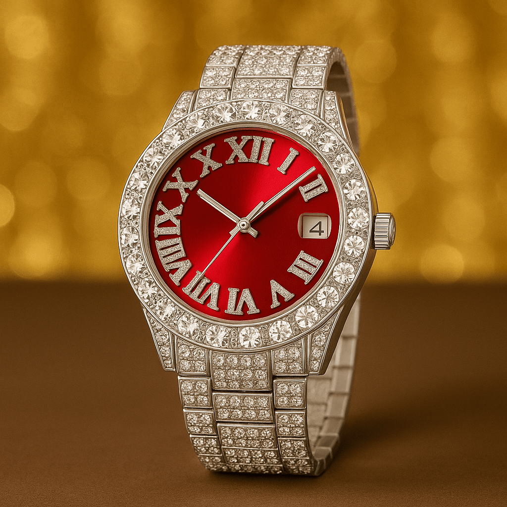 Watch Full Diamond Brand LuxuryAzizaK