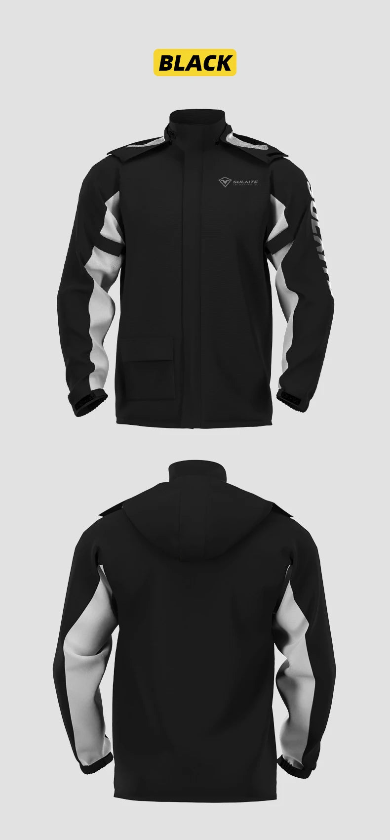 Waterproof and breathable reflective jackets and pantsAzizaK