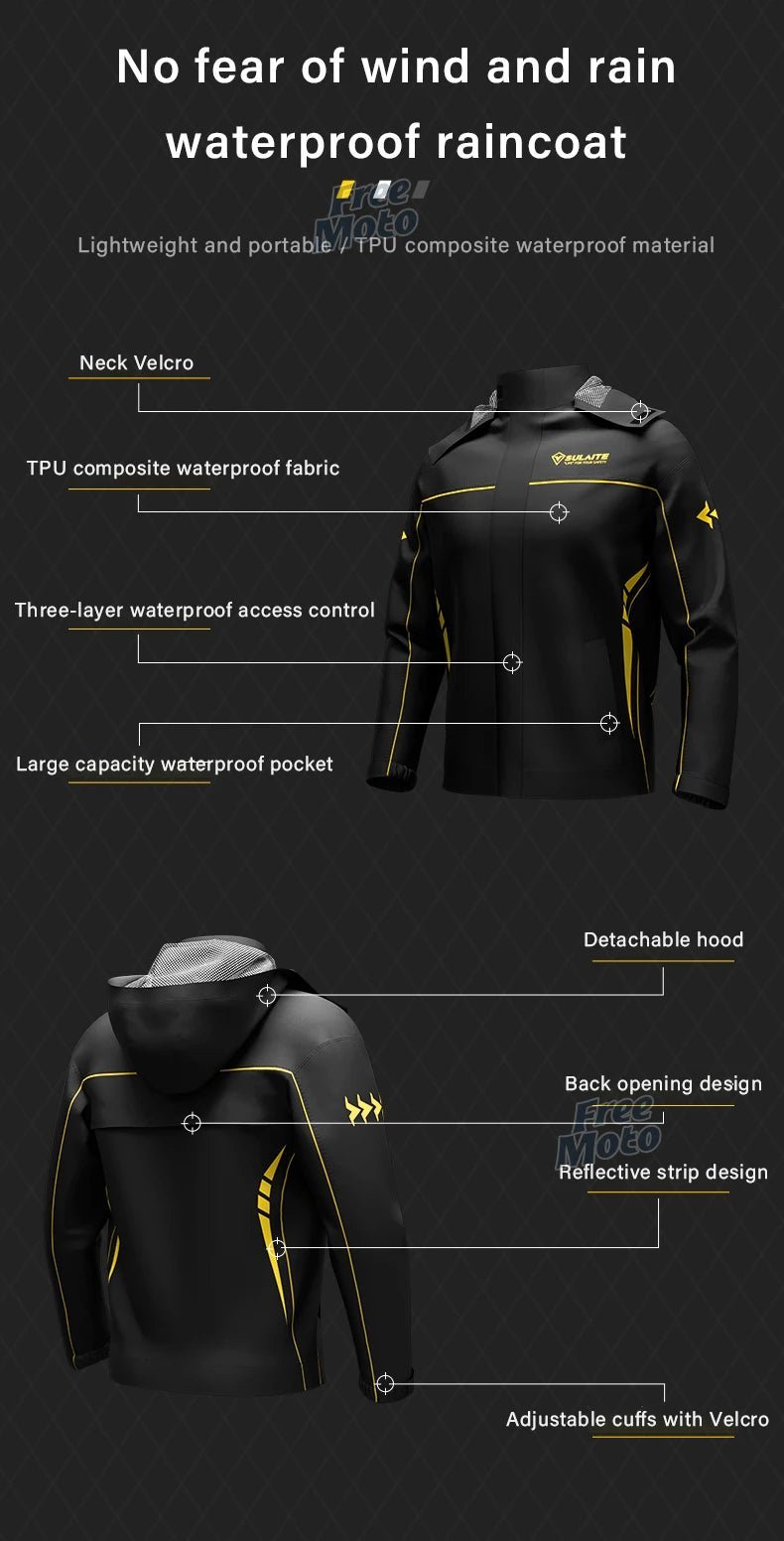 Waterproof and breathable reflective jackets and pantsAzizaK