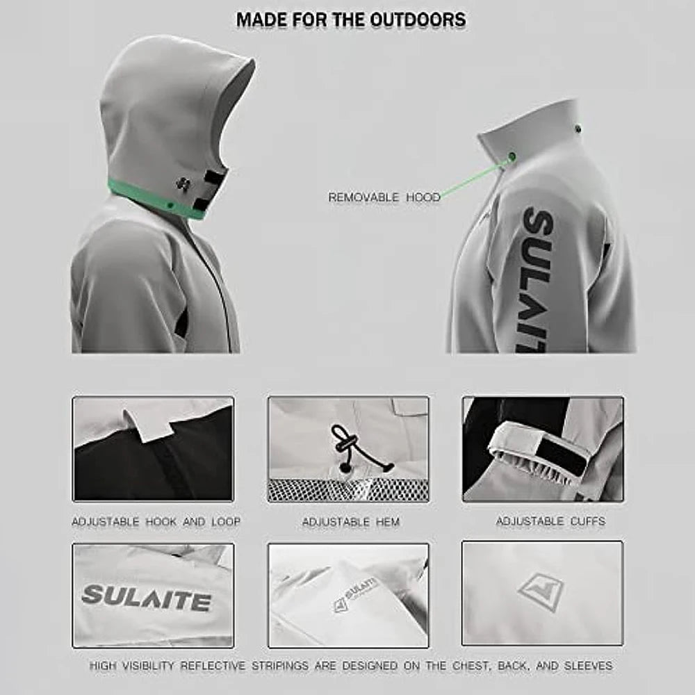 Waterproof and breathable reflective jackets and pantsAzizaK
