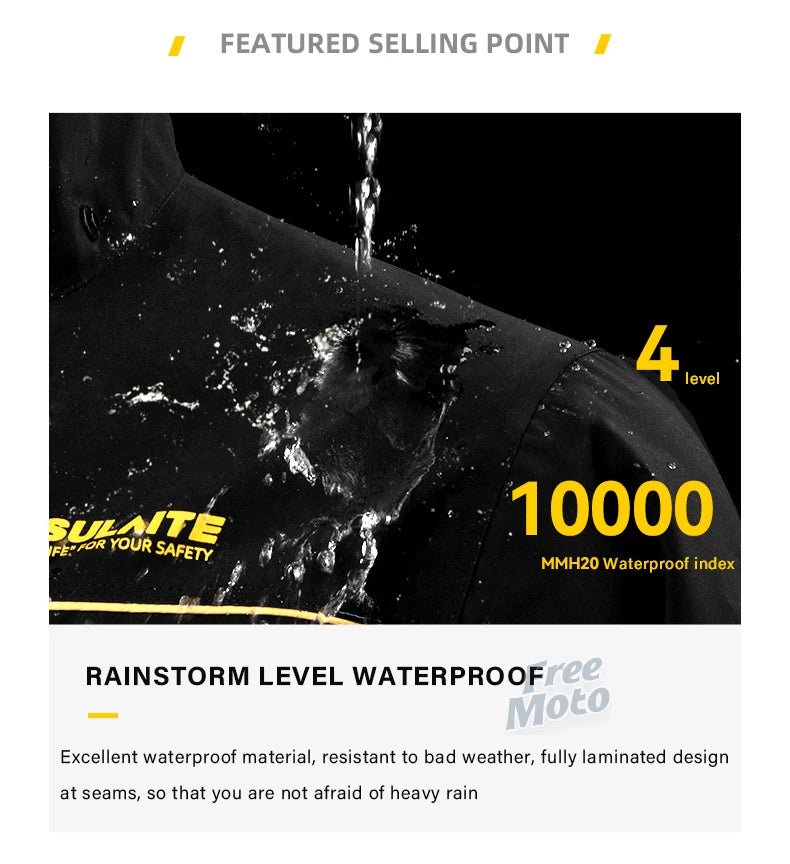 Waterproof and breathable reflective jackets and pantsAzizaK