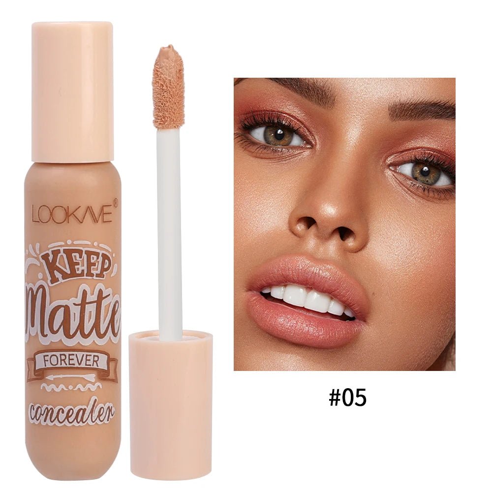 Waterproof Matte Liquid Concealer Cream Moisturizing Makeup Cover Acne Dark Circles Foundation Contouring Face ContouringAzizaK