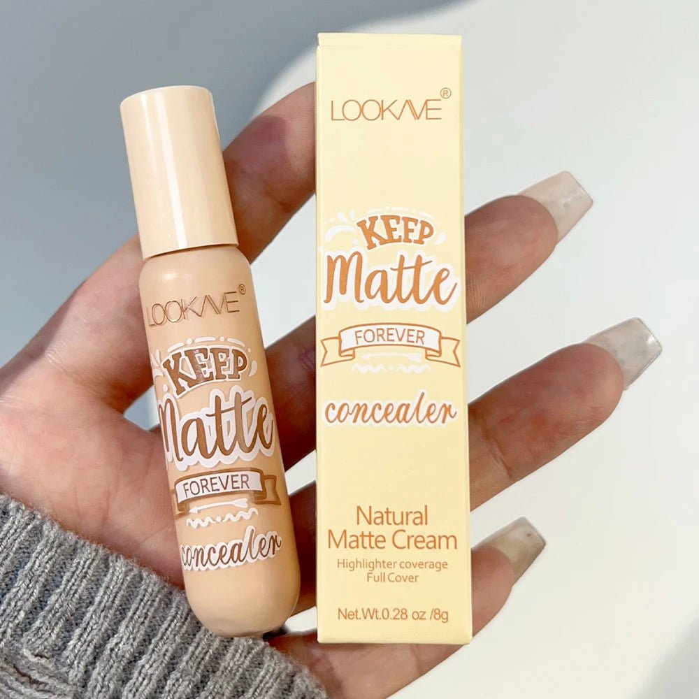 Waterproof Matte Liquid Concealer Cream Moisturizing Makeup Cover Acne Dark Circles Foundation Contouring Face ContouringAzizaK