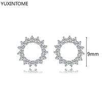 White crystal earrings (925)AzizaK