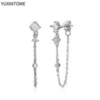 White crystal earrings (925)AzizaK
