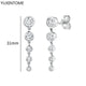 White crystal earrings (925)AzizaK